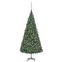 Künstlicher Weihnachtsbaum mit LED und grünen Kugeln 500 cm von vidaXL, Weihnachtsbäume - Ref: Foro24-3077840, Preis: 664,58 ...