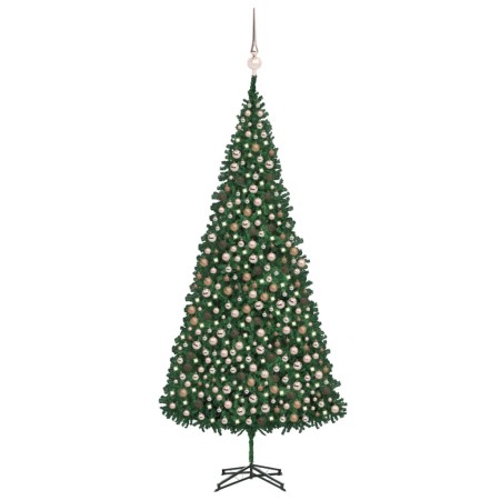 Künstlicher Weihnachtsbaum mit LED und grünen Kugeln 500 cm von vidaXL, Weihnachtsbäume - Ref: Foro24-3077840, Preis: 664,58 ...