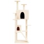 Cat scratching post with cream sisal posts 153 cm by vidaXL, Cat furniture - Ref: Foro24-171693, Price: 67,38 €, Discount: %