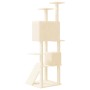 Cat scratching post with cream sisal posts 153 cm by vidaXL, Cat furniture - Ref: Foro24-171693, Price: 67,38 €, Discount: %