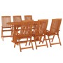 Garden dining set 7 pieces solid eucalyptus wood by vidaXL, Garden sets - Ref: Foro24-3087339, Price: 566,99 €, Discount: %