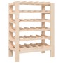 Solid pine wood bottle rack 65x29x112 cm by vidaXL, Wine racks - Ref: Foro24-822556, Price: 56,97 €, Discount: %