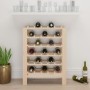 Solid pine wood bottle rack 65x29x112 cm by vidaXL, Wine racks - Ref: Foro24-822556, Price: 56,97 €, Discount: %