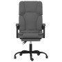 Silla de oficina reclinable con masaje de tela gris oscuro de vidaXL, Sillas de oficina - Ref: Foro24-349676, Precio: 142,99 ...