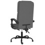 Silla de oficina reclinable con masaje de tela gris oscuro de vidaXL, Sillas de oficina - Ref: Foro24-349676, Precio: 142,99 ...