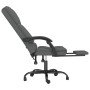 Silla de oficina reclinable con masaje de tela gris oscuro de vidaXL, Sillas de oficina - Ref: Foro24-349676, Precio: 142,99 ...