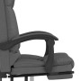 Silla de oficina reclinable con masaje de tela gris oscuro de vidaXL, Sillas de oficina - Ref: Foro24-349676, Precio: 142,99 ...