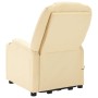 Cream white synthetic leather lifting massage chair by vidaXL, Electric massage chairs - Ref: Foro24-3100330, Price: 446,19 €...