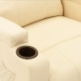 Cream white synthetic leather lifting massage chair by vidaXL, Electric massage chairs - Ref: Foro24-3100330, Price: 446,19 €...