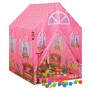 Children's play tent with 250 balls pink 69x94x104 cm by vidaXL, Play tents and tunnels - Ref: Foro24-3107748, Price: 71,31 €...