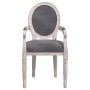 Silla de comedor terciopelo gris oscuro 54x56x96,5 de vidaXL, Sillas de comedor - Ref: Foro24-344484, Precio: 166,99 €, Descu...