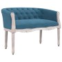 Banco de terciopelo azul 98x56x69 cm de vidaXL, Bancos - Ref: Foro24-344510, Precio: 273,52 €, Descuento: %