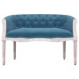 Banco de terciopelo azul 98x56x69 cm de vidaXL, Bancos - Ref: Foro24-344510, Precio: 273,52 €, Descuento: %