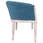 Banco de terciopelo azul 98x56x69 cm de vidaXL, Bancos - Ref: Foro24-344510, Precio: 273,52 €, Descuento: %