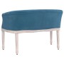 Banco de terciopelo azul 98x56x69 cm de vidaXL, Bancos - Ref: Foro24-344510, Precio: 273,52 €, Descuento: %