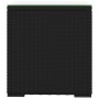 Mesa auxiliar ratán PE y vidrio templado negro 40x37x40,5 cm de vidaXL, Mesas auxiliares - Ref: Foro24-319388, Precio: 46,09 ...