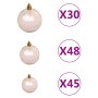 Künstlicher Weihnachtsbaum mit LED und grünen Kugeln 500 cm von vidaXL, Weihnachtsbäume - Ref: Foro24-3077840, Preis: 664,58 ...