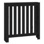 Solid black pine wood radiator cover 79.5x19x84 cm by vidaXL, Accessories for heating radiators - Ref: Foro24-822570, Price: ...