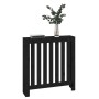 Solid black pine wood radiator cover 79.5x19x84 cm by vidaXL, Accessories for heating radiators - Ref: Foro24-822570, Price: ...