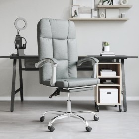 Silla de oficina reclinable de tela gris oscuro de vidaXL, Sillas de oficina - Ref: Foro24-349638, Precio: 85,99 €, Descuento: %