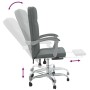 Dark gray fabric reclining office chair by vidaXL, Office chairs - Ref: Foro24-349638, Price: 85,99 €, Discount: %