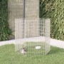 Rabbit cage 6 panels galvanized iron 54x100 cm by vidaXL, Cages and habitats for small animals - Ref: Foro24-171581, Price: 4...