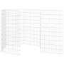 Rabbit cage 6 panels galvanized iron 54x100 cm by vidaXL, Cages and habitats for small animals - Ref: Foro24-171581, Price: 4...