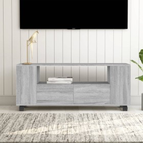 Sonoma gray plywood TV cabinet 120x35x48 cm by vidaXL, TV Furniture - Ref: Foro24-815472, Price: 105,99 €, Discount: %