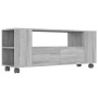 Sonoma gray plywood TV cabinet 120x35x48 cm by vidaXL, TV Furniture - Ref: Foro24-815472, Price: 105,61 €, Discount: %