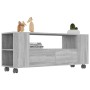 Sonoma gray plywood TV cabinet 120x35x48 cm by vidaXL, TV Furniture - Ref: Foro24-815472, Price: 105,61 €, Discount: %