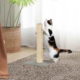 Light gray cat scratching post 22x22x45 cm by vidaXL, Cat furniture - Ref: Foro24-171676, Price: 18,99 €, Discount: %