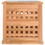 Mesitas de noche 2 uds madera maciza de nogal 34x34x34 cm de vidaXL, Mesitas de noche - Ref: Foro24-350346, Precio: 66,99 €, ...