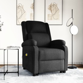 Black fabric elevating massage chair by vidaXL, Electric massage chairs - Ref: Foro24-3110981, Price: 363,99 €, Discount: %