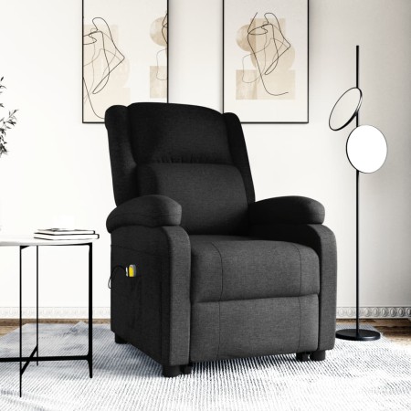 Sillón de masaje elevable tela negro de vidaXL, Sillones de masaje eléctricos - Ref: Foro24-3110981, Precio: 363,87 €, Descue...