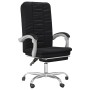 Silla de oficina reclinable cuero sintético negro de vidaXL, Sillas de oficina - Ref: Foro24-349717, Precio: 88,86 €, Descuen...