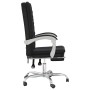 Silla de oficina reclinable cuero sintético negro de vidaXL, Sillas de oficina - Ref: Foro24-349717, Precio: 88,86 €, Descuen...