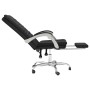 Silla de oficina reclinable cuero sintético negro de vidaXL, Sillas de oficina - Ref: Foro24-349717, Precio: 88,86 €, Descuen...