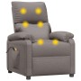 Liftable massage chair taupe gray fabric by vidaXL, Electric massage chairs - Ref: Foro24-3110992, Price: 363,76 €, Discount: %