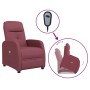 Sillón de masaje elevable tela rojo tinto de vidaXL, Sillones de masaje eléctricos - Ref: Foro24-3124796, Precio: 273,99 €, D...