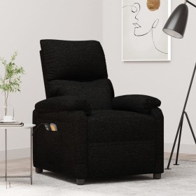 Black fabric elevating massage chair by vidaXL, Electric massage chairs - Ref: Foro24-3110987, Price: 351,99 €, Discount: %