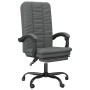 Silla de oficina reclinable de tela gris oscuro de vidaXL, Sillas de oficina - Ref: Foro24-349716, Precio: 109,42 €, Descuent...