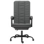 Silla de oficina reclinable de tela gris oscuro de vidaXL, Sillas de oficina - Ref: Foro24-349716, Precio: 109,42 €, Descuent...