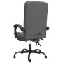 Silla de oficina reclinable de tela gris oscuro de vidaXL, Sillas de oficina - Ref: Foro24-349716, Precio: 109,42 €, Descuent...