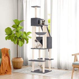 Cat scratcher with dark gray sisal posts 201 cm by vidaXL, Cat furniture - Ref: Foro24-171644, Price: 103,99 €, Discount: %