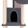 Cat scratcher with dark gray sisal posts 201 cm by vidaXL, Cat furniture - Ref: Foro24-171644, Price: 103,61 €, Discount: %