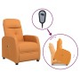 Sillón de masaje elevable de tela amarillo de vidaXL, Sillones de masaje eléctricos - Ref: Foro24-3124804, Precio: 306,66 €, ...