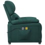 Sillón de masaje elevable tela verde oscuro de vidaXL, Sillones de masaje eléctricos - Ref: Foro24-3110990, Precio: 481,48 €,...