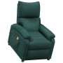 Sillón de masaje elevable tela verde oscuro de vidaXL, Sillones de masaje eléctricos - Ref: Foro24-3110990, Precio: 481,48 €,...