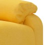 Sillón de masaje elevable de tela amarillo de vidaXL, Sillones de masaje eléctricos - Ref: Foro24-3126032, Precio: 344,44 €, ...