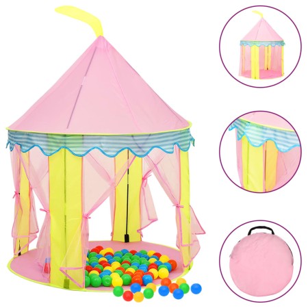 Kinderspielzelt mit 250 Bällen rosa 100x100x127 cm von vidaXL, Spielzelte und Tunnel - Ref: Foro24-3107745, Preis: 68,22 €, R...